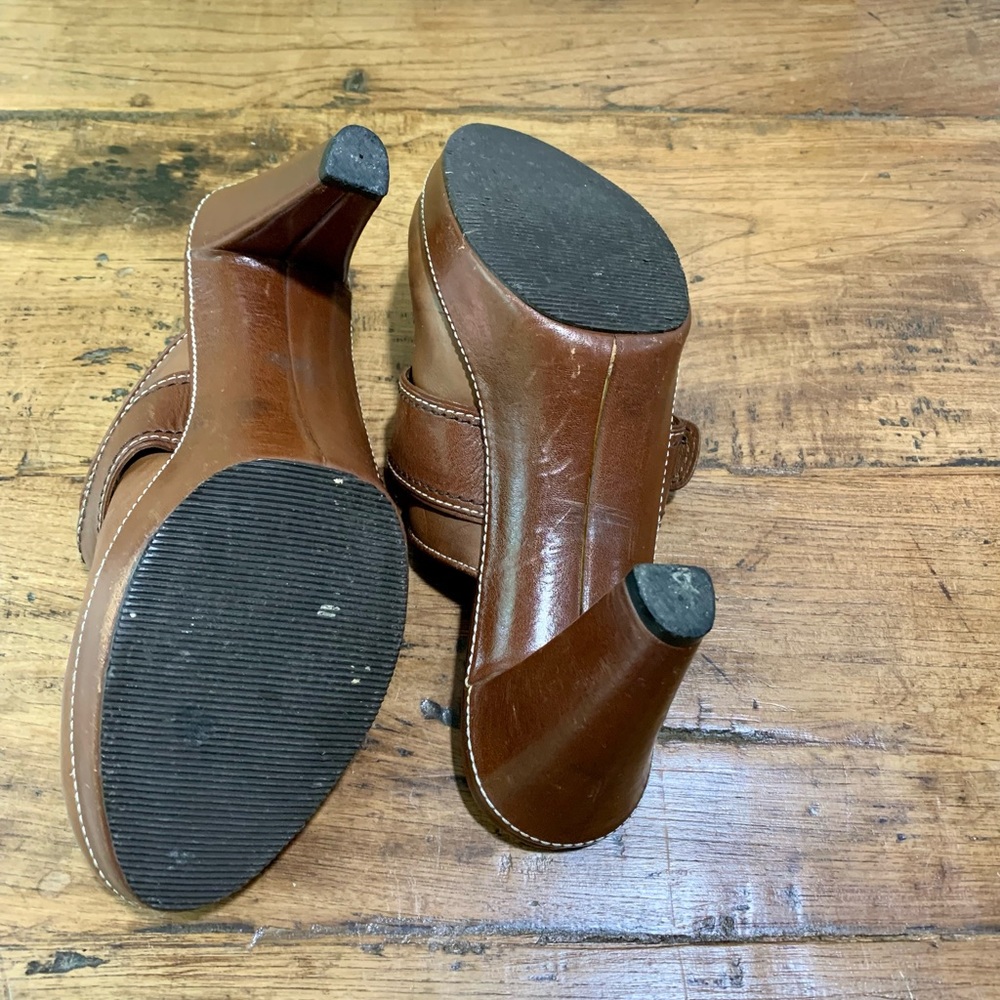Coach Good Condition Brown Clogs - Picture 2 of 6